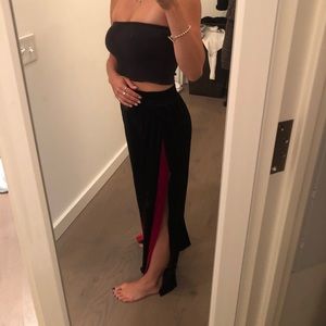 Velvet Slit pants